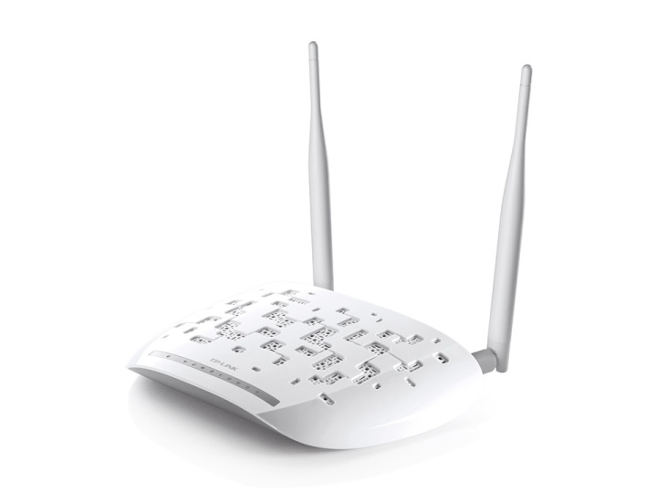 TP-Link TD-W9970 300Mbps trådlös N ADSL2 Modem Router, USB, vit i gruppen DATORER & KRINGUTRUSTNING / Nätverk / Routrar hos TP E-commerce Nordic AB (38-62531)