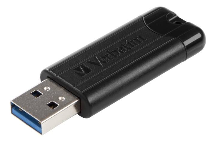 Verbatim PinStripe 64GB USB 3.0 Drive i gruppen HEMELEKTRONIK / Lagringsmedia / USB-minnen / USB 3.0 hos TP E-commerce Nordic AB (38-62608)