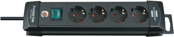 Brennenstuhl Premium-Line uttagslist med 4 uttag (1,8 m kabel, med strömbrytare, Made in Germany) svart TYPE F i gruppen HEM, HUSHÅLL & TRÄDGÅRD / El & Belysning / Grenuttag hos TP E-commerce Nordic AB (38-62758)
