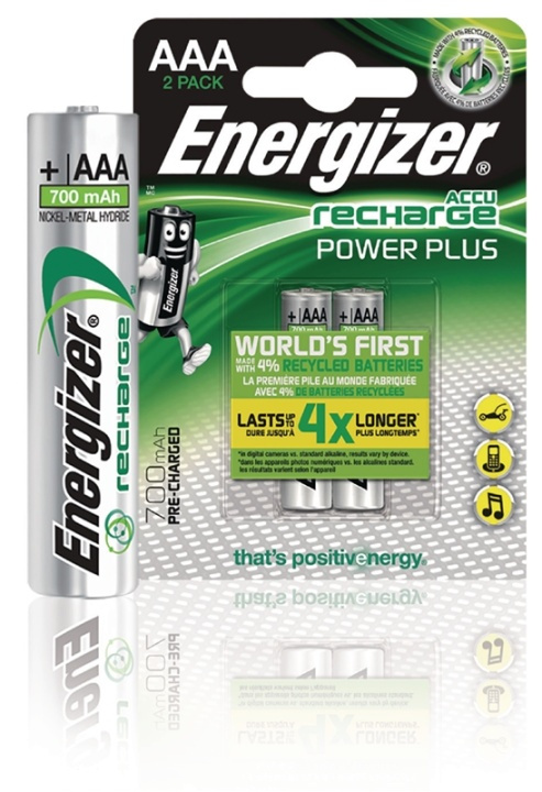 Energizer Laddningsbara Ni-MH-batteri AAA | 1.2 V DC | 700 mAh | Förladdad | 2-Blister i gruppen HEMELEKTRONIK / Batterier & Laddare / Batterier / AAA hos TP E-commerce Nordic AB (38-62923)