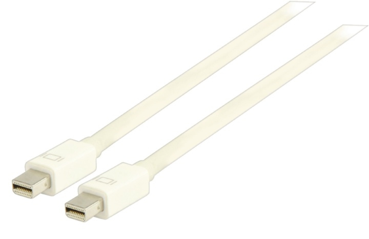 Mini Displayport-Kabel Mini DisplayPort-hane - Mini DisplayPort-hane 3.00 m Vit i gruppen DATORER & KRINGUTRUSTNING / Datorkablar / DisplayPort / Kablar hos TP E-commerce Nordic AB (38-63893)