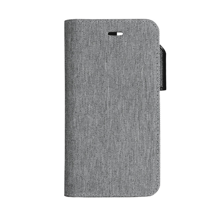 Onsala Mobilfodral iPhone X / XS Textil Grå i gruppen SMARTPHONE & SURFPLATTOR / Mobilskydd / Apple / iPhone X/XS / Fodral hos TP E-commerce Nordic AB (38-64346)