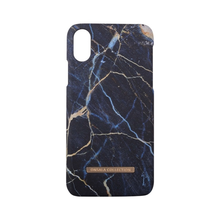 Gear Mobilskal Onsala Collection Black Galaxy Marble Iphonex i gruppen SMARTPHONE & SURFPLATTOR / Mobilskydd / Apple / iPhone X/XS / Skal hos TP E-commerce Nordic AB (38-64367)