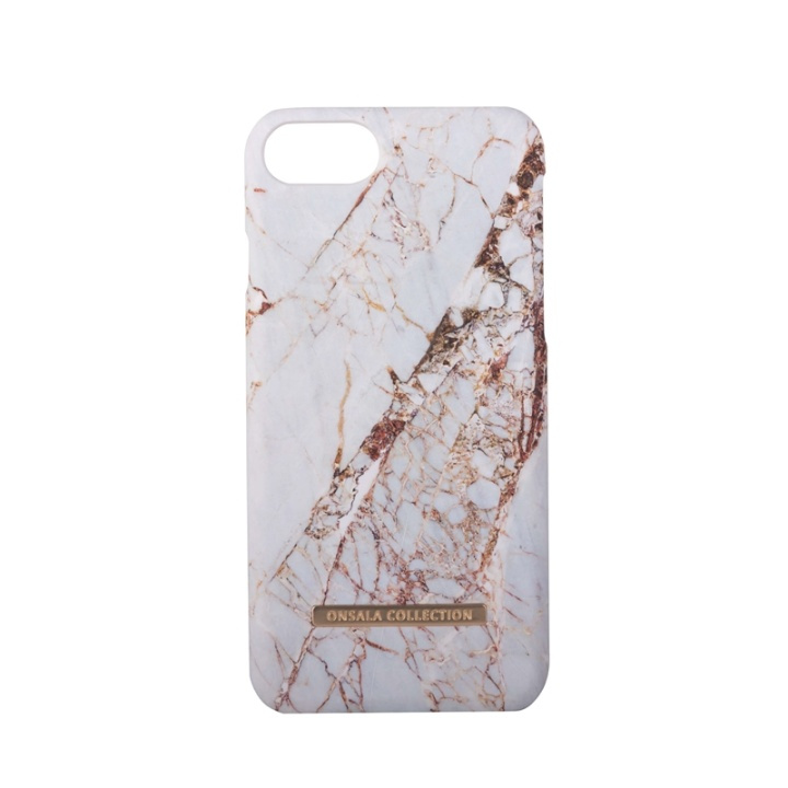 Onsala Mobilskal Soft White Rhino Marble - iPhone 6 / 7 / 8 / SE i gruppen SMARTPHONE & SURFPLATTOR / Mobilskydd / Apple / iPhone 6/6S / Skal hos TP E-commerce Nordic AB (38-64372)