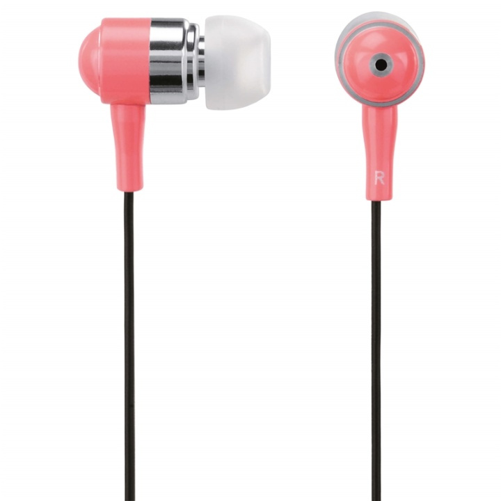 Hama Hörlur Shiny In-Ear Mic Silver Rosa i gruppen HEMELEKTRONIK / Ljud & Bild / Hörlurar & Tillbehör / Hörlurar hos TP E-commerce Nordic AB (38-64548)