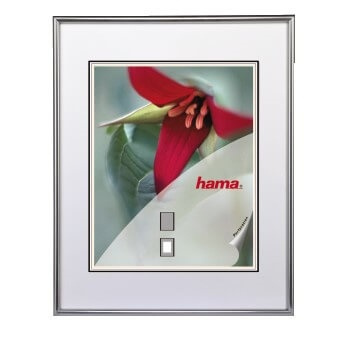 Hama Ram Sevilla 30X45 cm Silver Matt i gruppen HEM, HUSHÅLL & TRÄDGÅRD / Inredning / Tavelramar & fotoramar hos TP E-commerce Nordic AB (38-64711)