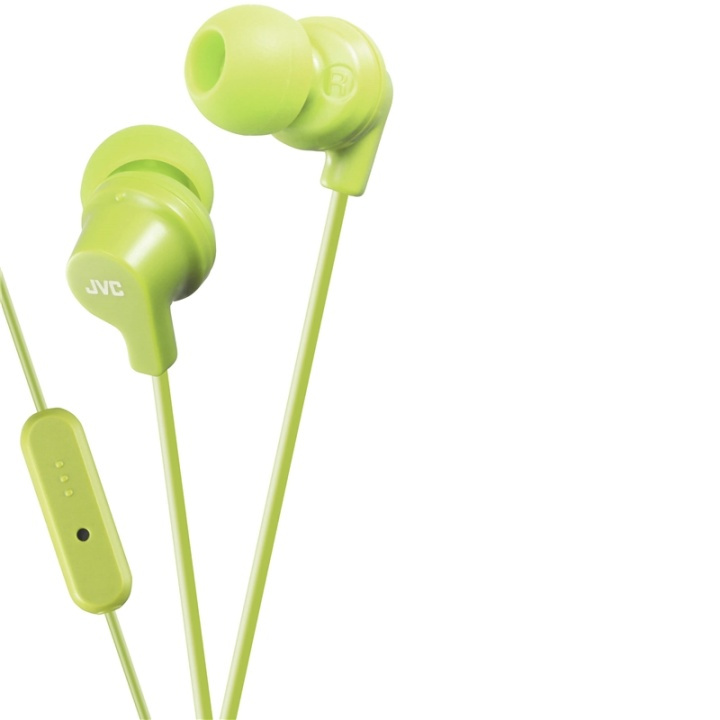 JVC Hörlur FR15 In-Ear Remote Mic Grön i gruppen HEMELEKTRONIK / Ljud & Bild / Hörlurar & Tillbehör / Hörlurar hos TP E-commerce Nordic AB (38-64869)