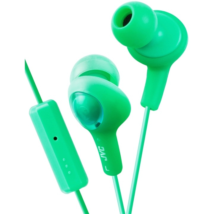 JVC Hörlur FR6 Gumy Plus Mic Grön i gruppen HEMELEKTRONIK / Ljud & Bild / Hörlurar & Tillbehör / Hörlurar hos TP E-commerce Nordic AB (38-64874)
