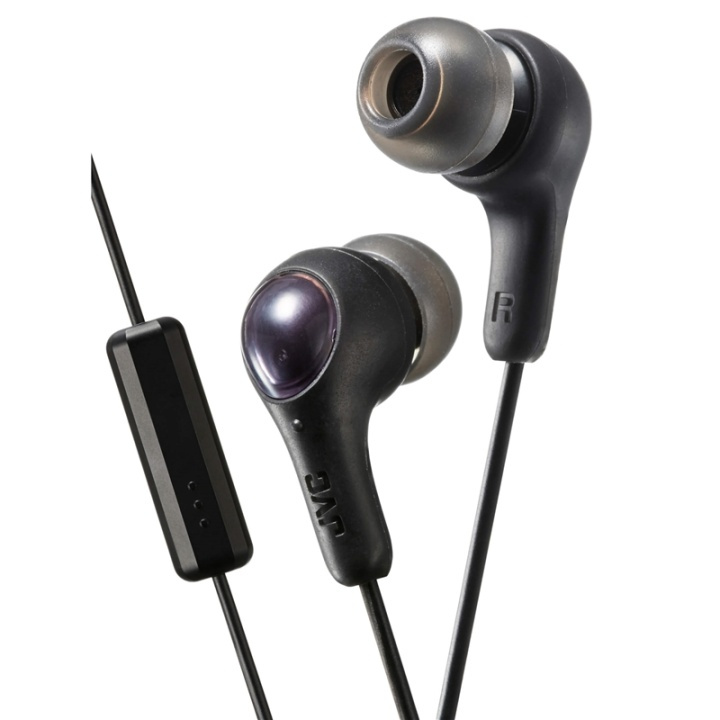 JVC Hörlur FX7M Gumy Plus In-Ear Mic Svart i gruppen HEMELEKTRONIK / Ljud & Bild / Hörlurar & Tillbehör / Hörlurar hos TP E-commerce Nordic AB (38-64903)