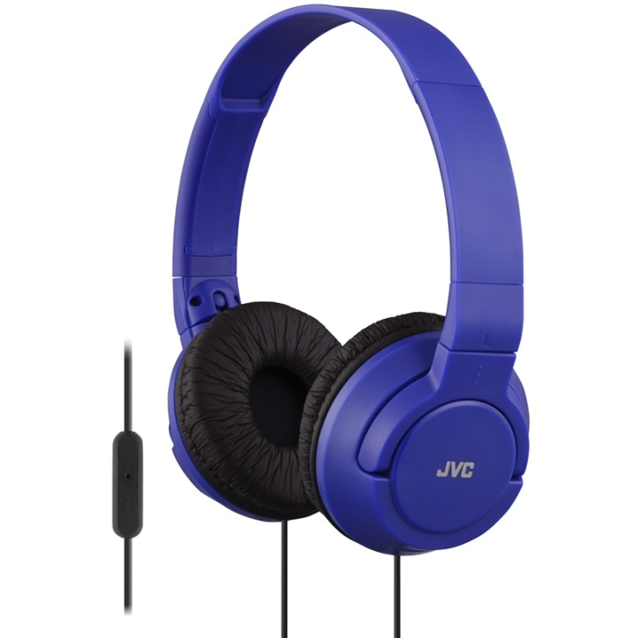 JVC Hörlur SR185 On-Ear Remote Mic Mörkblå i gruppen HEMELEKTRONIK / Ljud & Bild / Hörlurar & Tillbehör / Hörlurar hos TP E-commerce Nordic AB (38-64929)