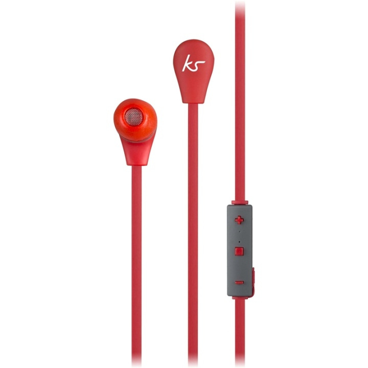 Kitsound Hörlur Bounce Röd In-Ear Trådlös Mic i gruppen HEMELEKTRONIK / Ljud & Bild / Hörlurar & Tillbehör / Hörlurar hos TP E-commerce Nordic AB (38-65007)