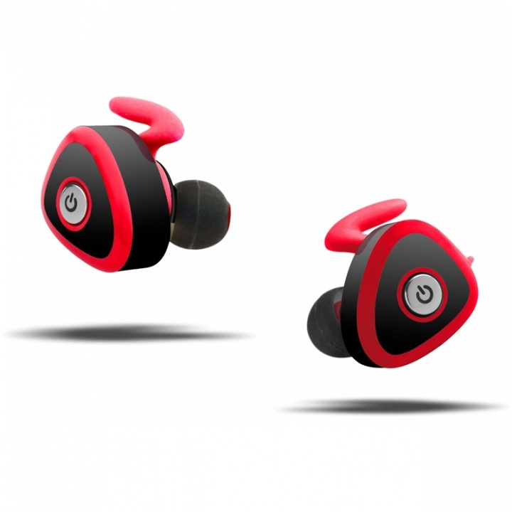KitSound Hörlur Comet In-Ear True Wireless Röd i gruppen HEMELEKTRONIK / Ljud & Bild / Hörlurar & Tillbehör / Hörlurar hos TP E-commerce Nordic AB (38-65013)