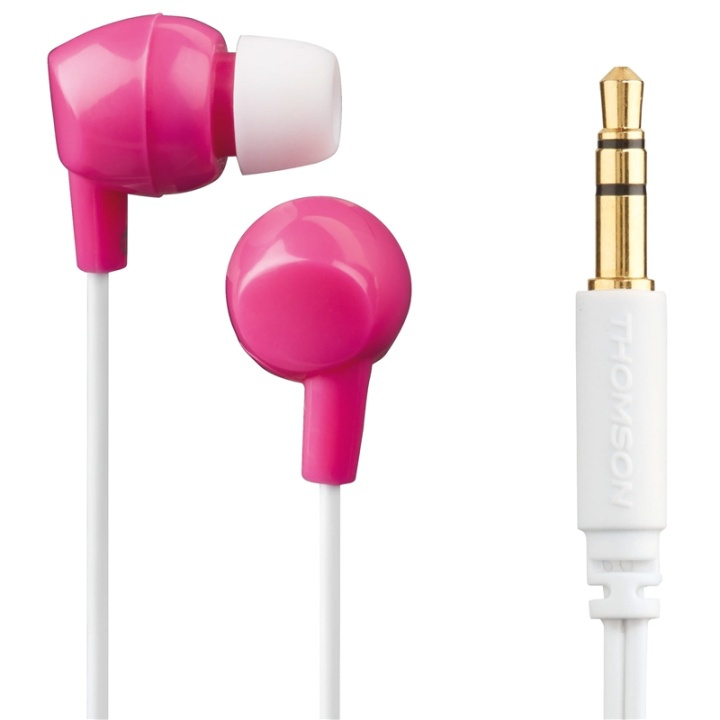 Thomson Hörlurar In-Ear Barn Max 85dB Rosa i gruppen HEMELEKTRONIK / Ljud & Bild / Hörlurar & Tillbehör / Hörlurar hos TP E-commerce Nordic AB (38-65617)