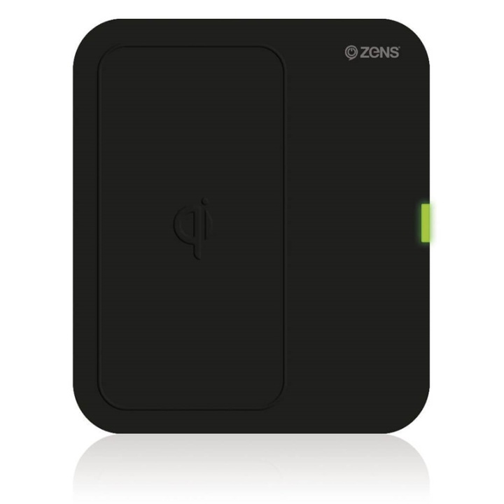 Zens Laddare QI Trådlös 220V-sladd 5W Rektangulär Svart i gruppen SMARTPHONE & SURFPLATTOR / Laddare & Kablar / Trådlösa Qi laddare hos TP E-commerce Nordic AB (38-65675)