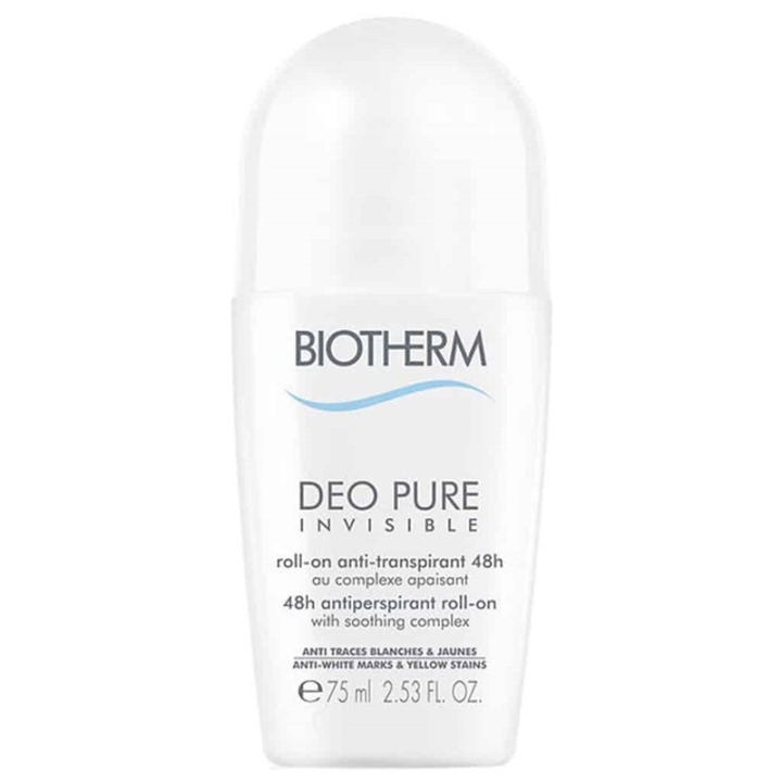 Biotherm Deo Pure Invisible Roll-On 75ml i gruppen SKÖNHET & HÄLSA / Doft & Parfym / Deodorant / Deo för henne hos TP E-commerce Nordic AB (38-65847)