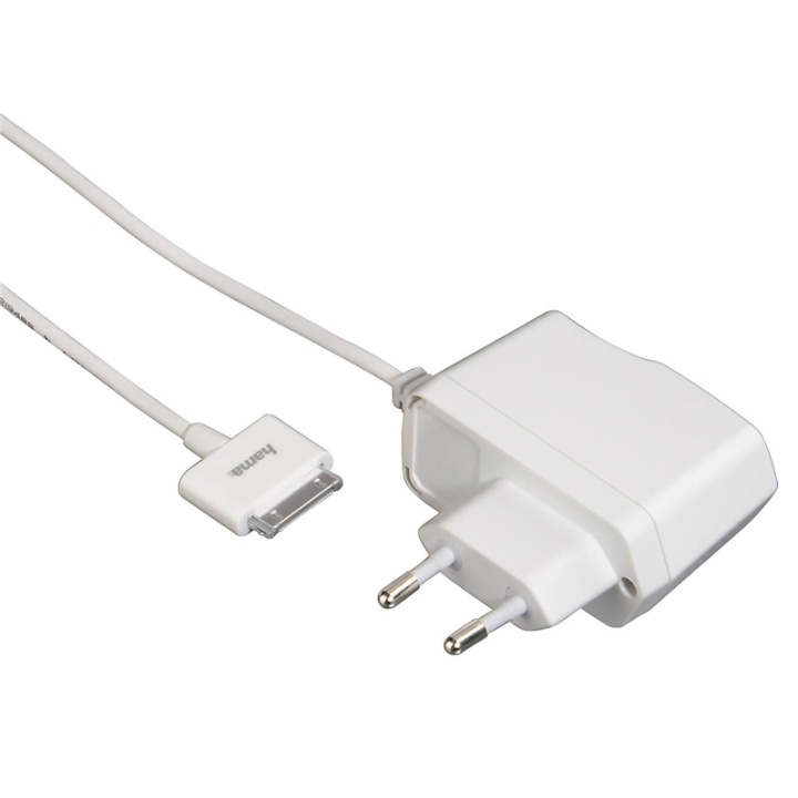 Hama iPhone3/4 Laddare 220V Vit 30pin MFI i gruppen SMARTPHONE & SURFPLATTOR / Laddare & Kablar / Väggladdare / Väggladdare Lightning hos TP E-commerce Nordic AB (38-65940)
