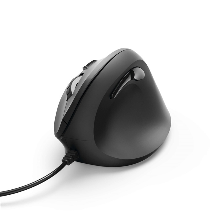 Hama Mus EMC-500 Ergonomisk Svart i gruppen DATORER & KRINGUTRUSTNING / Möss & Tangentbord / Möss / Trådbundna hos TP E-commerce Nordic AB (38-65972)