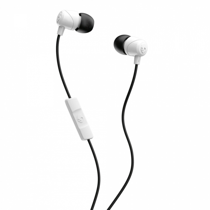 Skullcandy Hörlur In-Ear JIB 3,5mm Mic Vit/Svart i gruppen HEMELEKTRONIK / Ljud & Bild / Hörlurar & Tillbehör / Hörlurar hos TP E-commerce Nordic AB (38-66083)