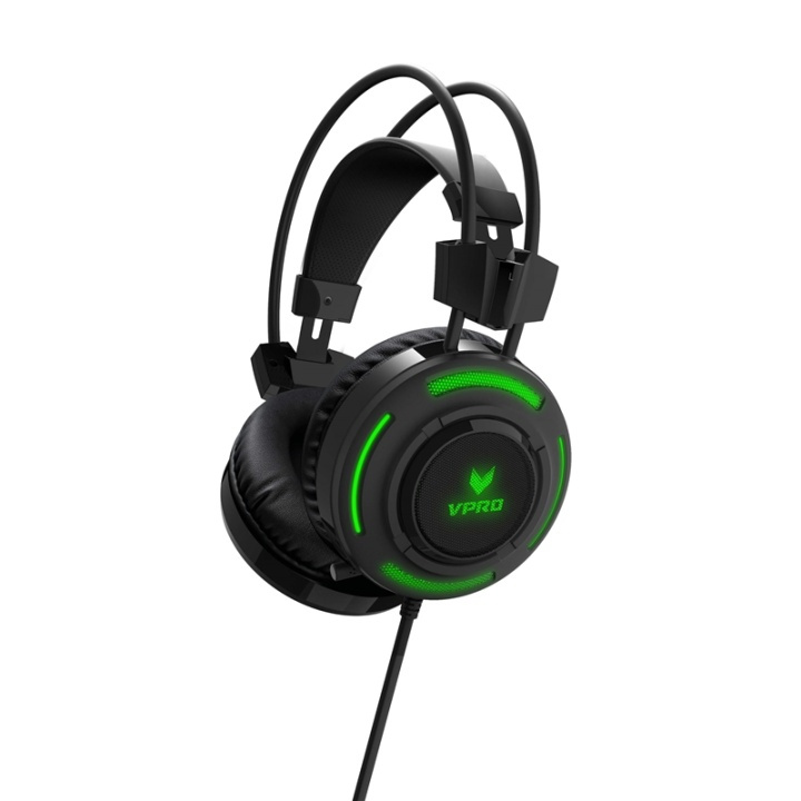 VPRO Headset 2.1 Gaming VH200 Svart i gruppen DATORER & KRINGUTRUSTNING / Gaming / Headset hos TP E-commerce Nordic AB (38-66202)