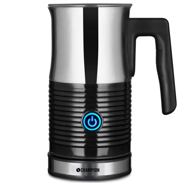 Champion Mjölkskummare 130ml/300ml MS210 Rostfri i gruppen HEM, HUSHÅLL & TRÄDGÅRD / Hushållsmaskiner / Kaffemaskiner & Tillbehör / Mjölkskummare hos TP E-commerce Nordic AB (38-66426)