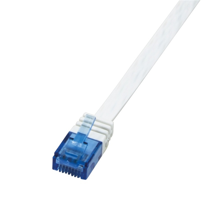 LogiLink Patchkabel Flat Cat6 U/UTP 0,50m i gruppen DATORER & KRINGUTRUSTNING / Datorkablar / Nätverkskablar / Cat6 hos TP E-commerce Nordic AB (38-66577)