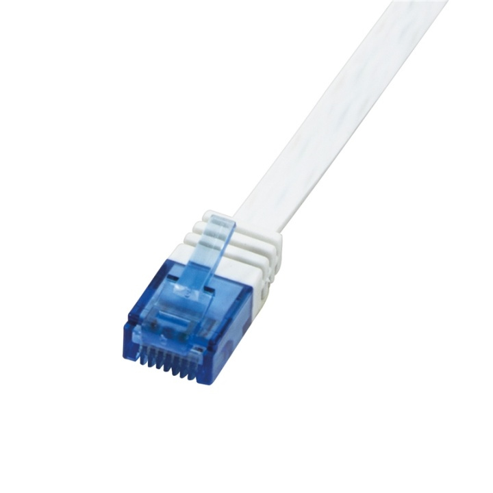 LogiLink Patchkabel Flat Cat6 U/UTP 10m i gruppen DATORER & KRINGUTRUSTNING / Datorkablar / Nätverkskablar / Cat6 hos TP E-commerce Nordic AB (38-66578)