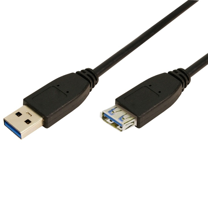 LogiLink USB 3.0 Förlängningskabel 3m i gruppen DATORER & KRINGUTRUSTNING / Datorkablar / USB-kablar / USB-A / Kablar hos TP E-commerce Nordic AB (38-66588)