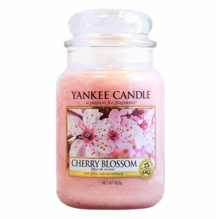 Yankee Candle Classic Large Jar Cherry Blossom Candle 623g i gruppen SKÖNHET & HÄLSA / Doft & Parfym / Övrig doft / Doftljus hos TP E-commerce Nordic AB (38-67626)