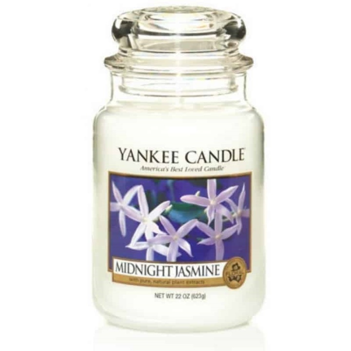 Yankee Candle Classic Large Jar Midnight Jasmine Candle 623g i gruppen SKÖNHET & HÄLSA / Doft & Parfym / Övrig doft / Doftljus hos TP E-commerce Nordic AB (38-67641)