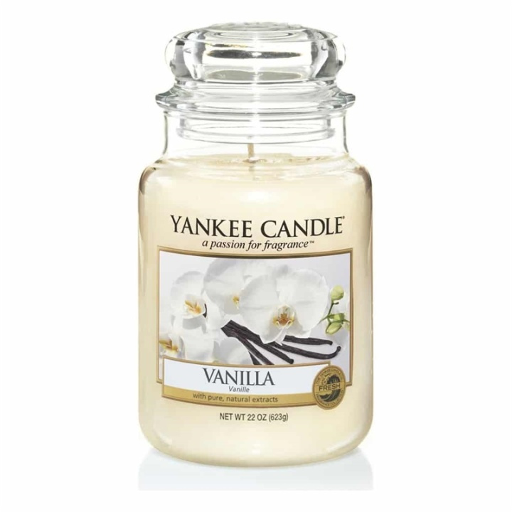 Yankee Candle Classic Large Jar Vanilla Candle 623g i gruppen SKÖNHET & HÄLSA / Doft & Parfym / Övrig doft / Doftljus hos TP E-commerce Nordic AB (38-67653)