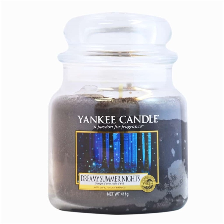 Yankee Candle Classic Medium Jar Dreamy Summer Nights Candle 411g i gruppen SKÖNHET & HÄLSA / Doft & Parfym / Övrig doft / Doftljus hos TP E-commerce Nordic AB (38-67662)