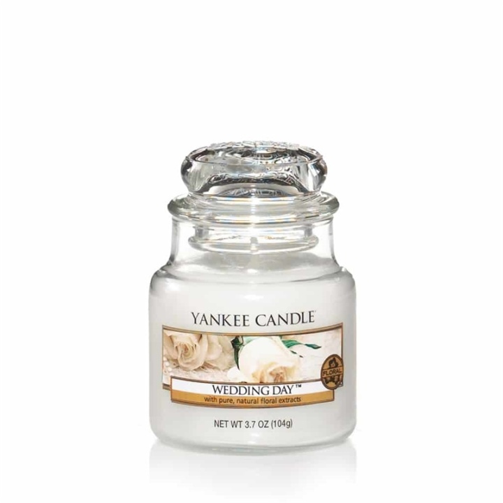 Yankee Candle Classic Small Jar Wedding Day Candle 104g i gruppen SKÖNHET & HÄLSA / Doft & Parfym / Övrig doft / Doftljus hos TP E-commerce Nordic AB (38-67701)