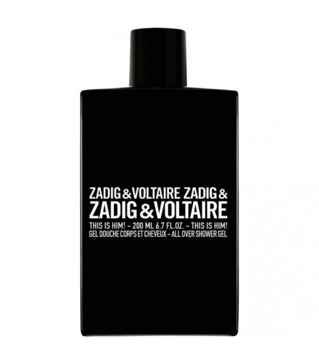 Zadig & Voltaire This is Him Shower Gel 200ml i gruppen SKÖNHET & HÄLSA / Hudvård / Kroppsvård / Bad & Duschcreme hos TP E-commerce Nordic AB (38-67801)