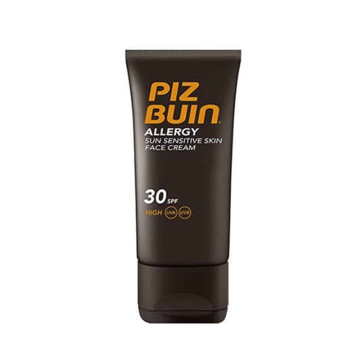 Piz Buin Allergy Sun Face Cream Sensitive Skin, Solkräm SPF30 50ml i gruppen SKÖNHET & HÄLSA / Hudvård / Solskydd & Tanning / Solskydd hos TP E-commerce Nordic AB (38-67871)