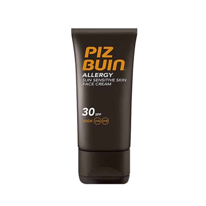Piz Buin Allergy Sun Face Cream Sensitive Skin SPF30 50ml i gruppen SKÖNHET & HÄLSA / Hudvård / Solskydd & Tanning / Solskydd hos TP E-commerce Nordic AB (38-67871)