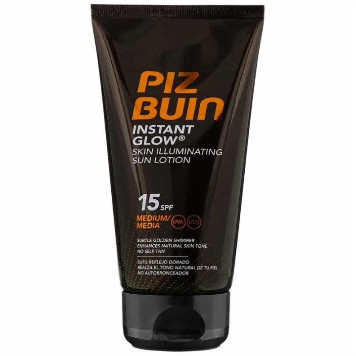 Piz Buin Instant Glow Skin Illuminating Sun Lotion, Solkräm SPF15 150ml i gruppen SKÖNHET & HÄLSA / Hudvård / Solskydd & Tanning / Solskydd hos TP E-commerce Nordic AB (38-67875)