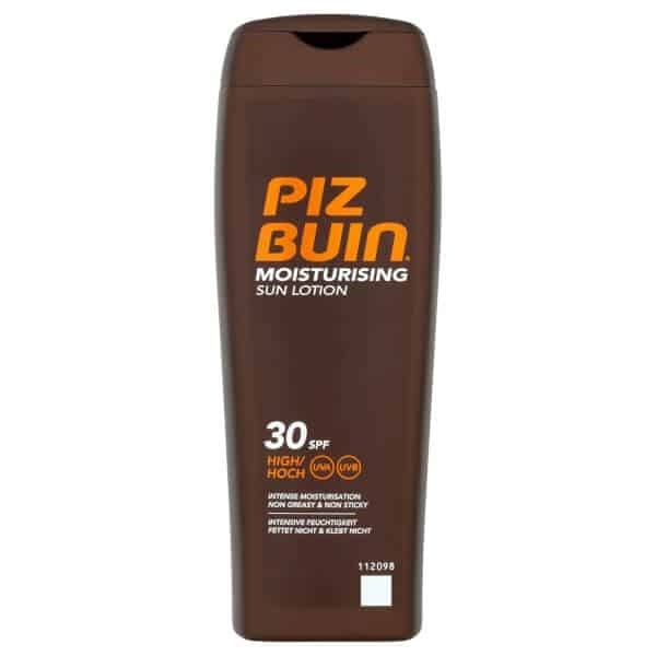 Piz Buin Moisturising Sun Lotion, Solkräm SPF30 200ml i gruppen SKÖNHET & HÄLSA / Hudvård / Solskydd & Tanning / Solskydd hos TP E-commerce Nordic AB (38-67880)