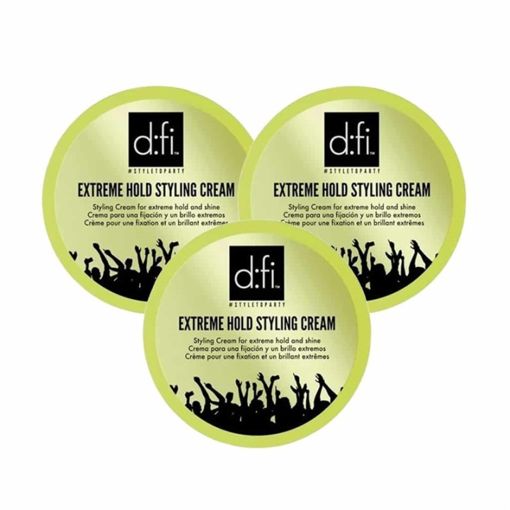 3-pack D:fi Extreme Cream 75g i gruppen SKÖNHET & HÄLSA / Hår & Styling / Hårstylingprodukter / Hårvax hos TP E-commerce Nordic AB (38-67971)