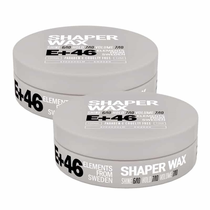 2-pack E+46 Shaper Wax 100ml i gruppen SKÖNHET & HÄLSA / Hår & Styling / Hårstylingprodukter / Hårvax hos TP E-commerce Nordic AB (38-67973)