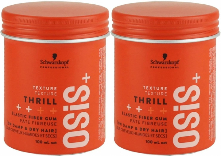 2-pack Schwarzkopf Osis Thrill 100ml i gruppen SKÖNHET & HÄLSA / Hår & Styling / Hårstylingprodukter / Hårvax hos TP E-commerce Nordic AB (38-67992)