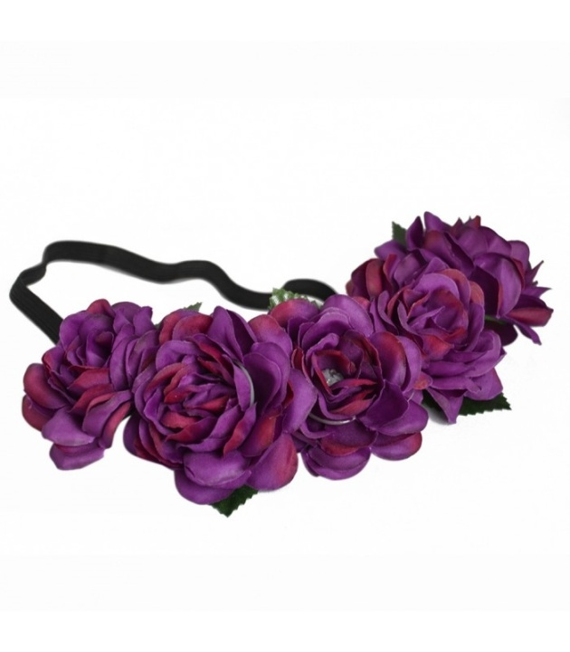 Hårband Hairband Blossom Big - Purple i gruppen SKÖNHET & HÄLSA / Hår & Styling / Håraccessoarer hos TP E-commerce Nordic AB (38-68038)