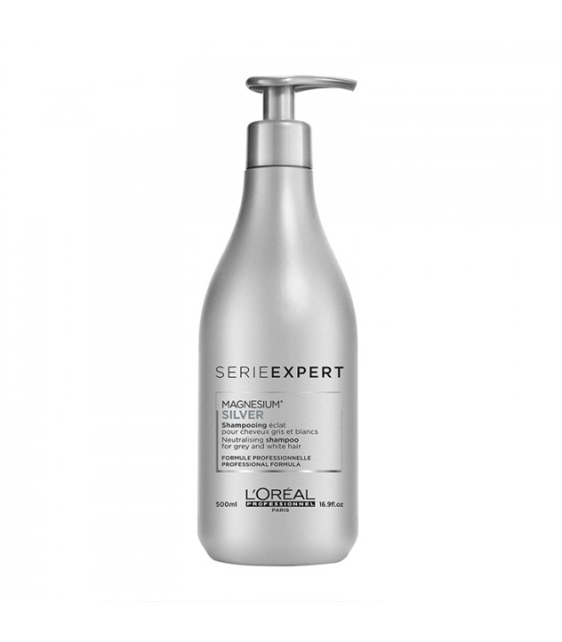 L\'Oreal Silver Shampoo 500ml i gruppen SKÖNHET & HÄLSA / Hår & Styling / Hårvårdsprodukter / Hårfärg / Silverschampo hos TP E-commerce Nordic AB (38-68179)