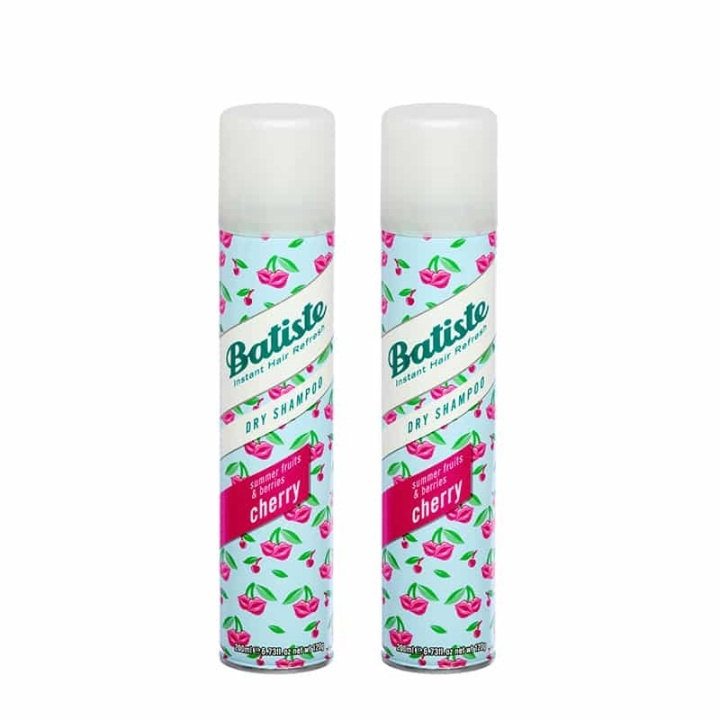 Batiste 2-pack Batiste Dry Shampoo Cherry 200ml i gruppen SKÖNHET & HÄLSA / Hår & Styling / Hårvårdsprodukter / Torrschampo hos TP E-commerce Nordic AB (38-68251)