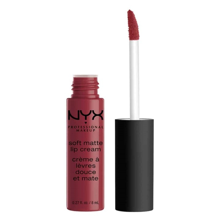 NYX PROF. MAKEUP Soft Matte Lip Cream Budapest i gruppen SKÖNHET & HÄLSA / Makeup / Läppar / Lip cream hos TP E-commerce Nordic AB (38-68272)