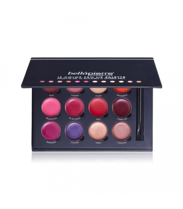 Bellapierre 12 Color Pro Lip Palette i gruppen SKÖNHET & HÄLSA / Makeup / Läppar / Läppstift hos TP E-commerce Nordic AB (38-68443)