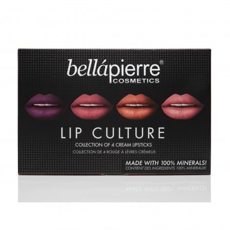 Bellapierre Lip Culture Collection 4 Cream Lipsticks i gruppen SKÖNHET & HÄLSA / Makeup / Läppar / Läppstift hos TP E-commerce Nordic AB (38-68474)