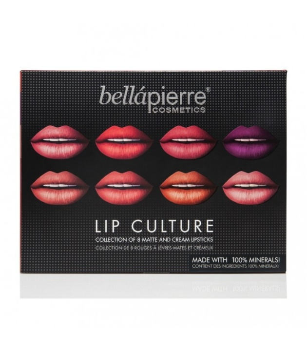 Bellapierre Lip Culture Collection 8 Lipsticks i gruppen SKÖNHET & HÄLSA / Makeup / Läppar / Läppstift hos TP E-commerce Nordic AB (38-68476)