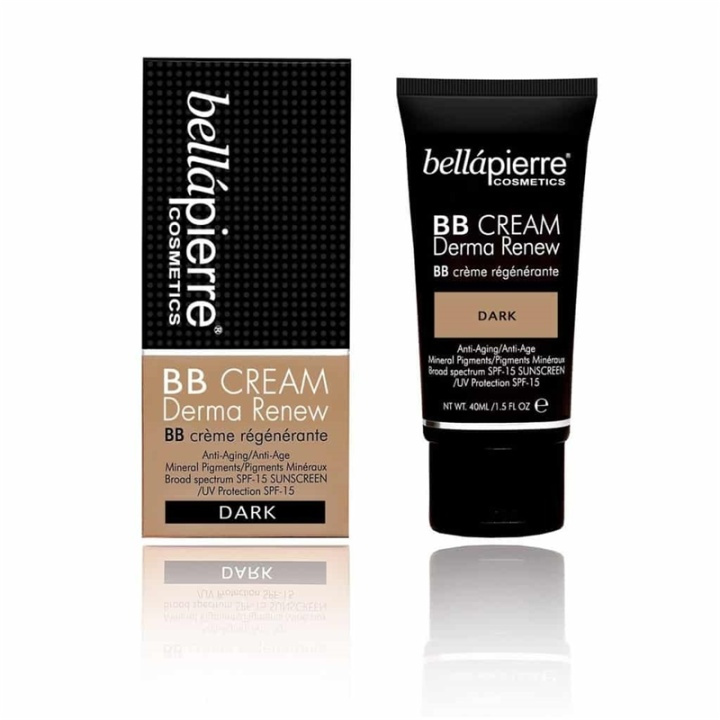 Bellapierre BB Cream Dark 40ml i gruppen SKÖNHET & HÄLSA / Makeup / Basmakeup / CC/BB Cream hos TP E-commerce Nordic AB (38-68748)