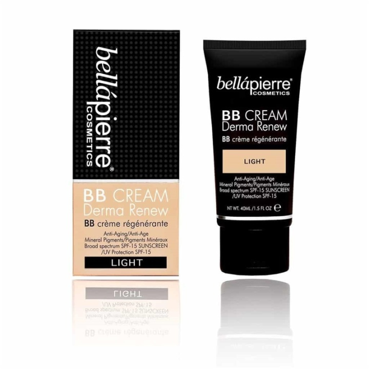 Bellapierre BB Cream Light 40ml i gruppen SKÖNHET & HÄLSA / Makeup / Basmakeup / CC/BB Cream hos TP E-commerce Nordic AB (38-68751)