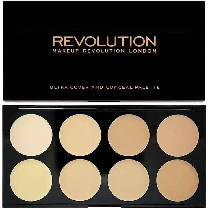 Makeup Revolution Ultra Cover and Conceal Palette Light i gruppen SKÖNHET & HÄLSA / Makeup / Basmakeup / Concealer hos TP E-commerce Nordic AB (38-68772)